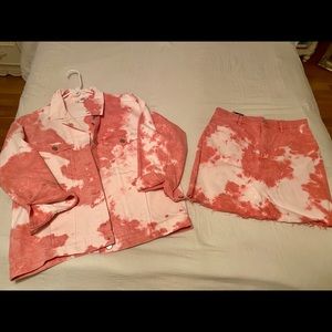 Tie Dye Denim Set